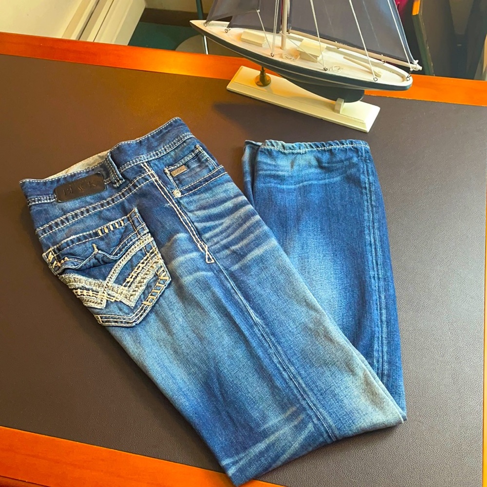 Buckle Black Dark Wash Denim 3 Fit size 32X32!